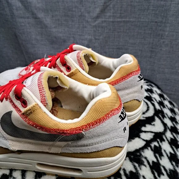 %Nike Air Max 1 Premium Inside Out - Club Gold - Men’s Size 10 / A 29